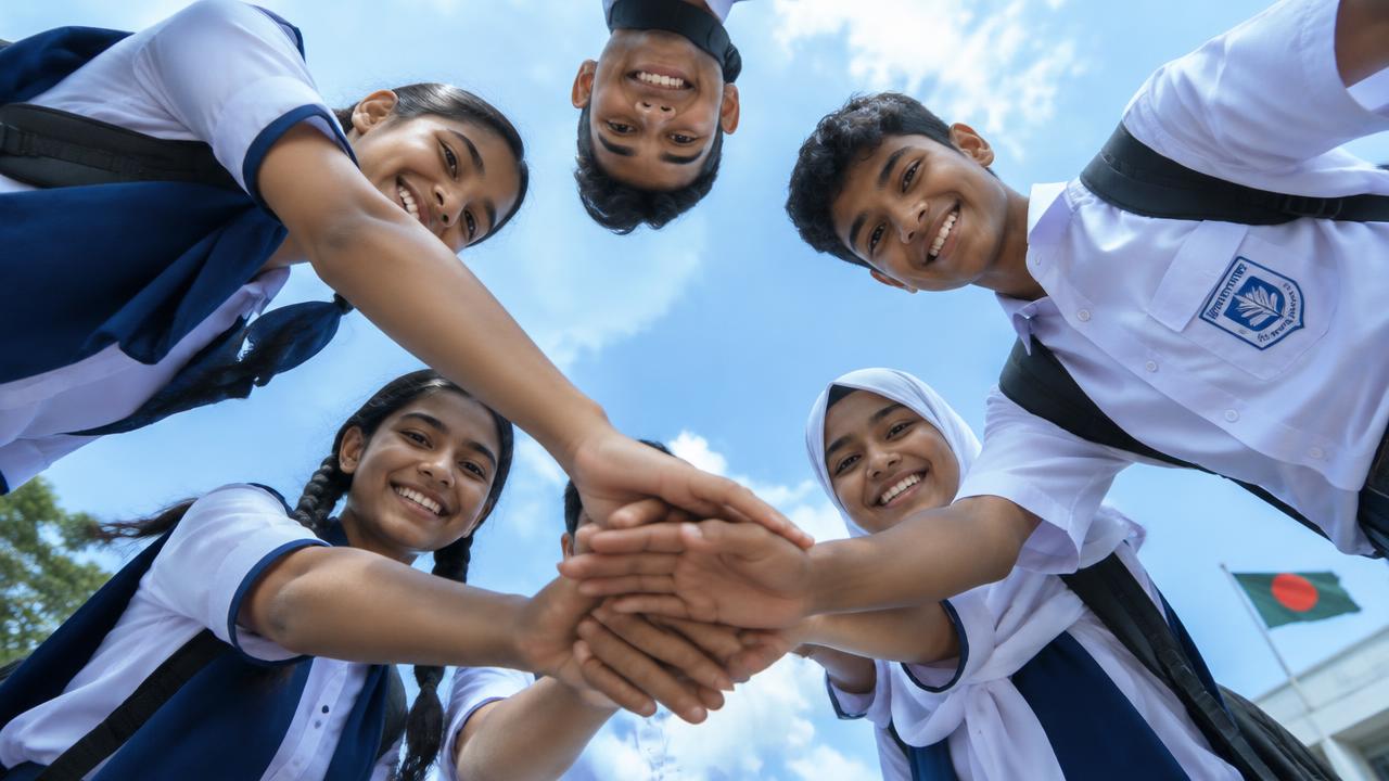 Students together